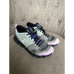 On Running Cloudventure Womens 8.5 Mint Purple Pink Trail Running Shoes Sneakers